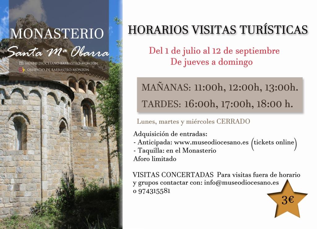 HORARIOS OBARRA VERANO 2021