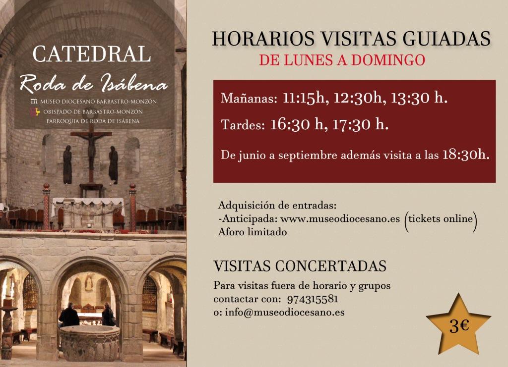 HORARIOS RODA DE ISÁBENA VERANO 2021